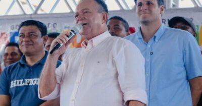 Prefeito Aldo Brown, ao lado do Governador Brandão e Orleans…