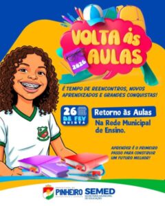 Volta às aulas em fevereiro é algo inédito em Pinheiro após mais de uma década de descaso