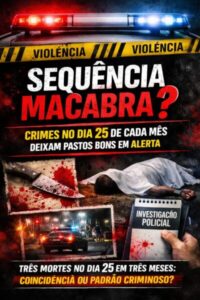 Três meses, três casos no dia 25: polícia investiga possível ligação entre crimes em Pastos Bons