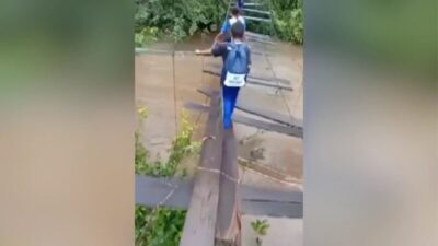 Ponte precária coloca estudantes em risco na zona rural de Balsas