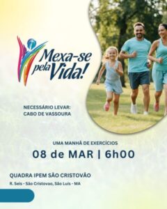 Igreja realiza ações de saúde, esporte e lazer para comemorar o Dia da Mulher