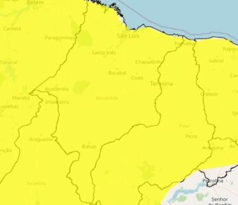 Inmet emite alerta amarelo de chuvas intensas para 215 municípios do Maranhão