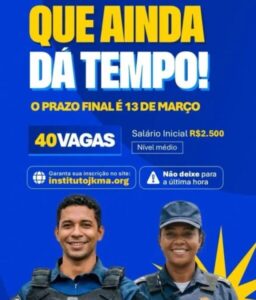 Prefeitura de Bacuri abre inscrições para Guarda Municipal e Agente de Trânsito; prazo termina dia 13 de março