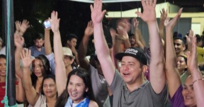 Carlos Zangirolami prestigia evento de Orleans Brandão em São Luís ao lado de Bruna Pessoa