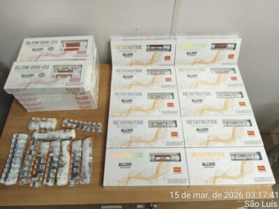 Polícia Federal apreende medicamentos para emagrecimento transportados de forma irregular no aeroporto de São Luís