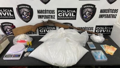 Operação apreende quase 24 kg de drogas e prende dois suspeitos em Imperatriz