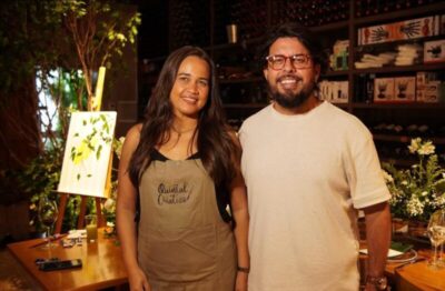 Projeto Villa do Vinho Experiences com Vivência Artística de Pintura em Tela e Degustação de Vinhos e Espumantes neste sábado (28)