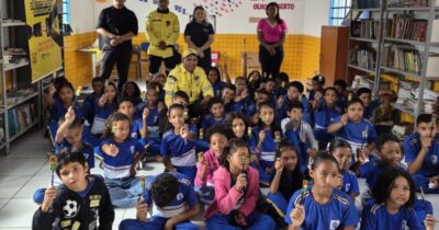 SMTTM promove educação no trânsito em escola do povoado Tamanduá em Timon