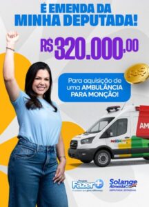 Deputada Solange Almeida destina ambulância para povoado Castelo, em Monção (MA)