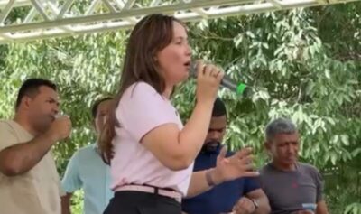 Deputada federal Detinha participa de inauguração de obras em Viana e reforça compromisso com a população