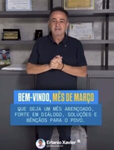 Erlanio Xavier inicia março com agenda intensa e destaca trabalho de domingo a domingo
