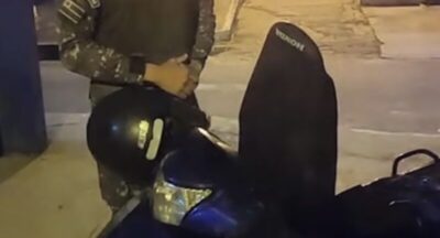 Motocicleta tomada de assalto na Travessa José de Freitas é recuperada pela Força Tática em Pedreiras