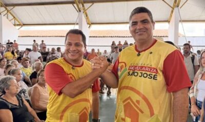 Gleydson Resende participa agenda em São José dos Basílios ao lado do prefeito Ronaldo Vieira