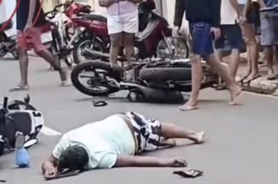 Grave acidente deixa dois motociclistas feridos em Trizidela do Vale