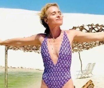 Apresentadora Angélica comemora aniversário de 52 anos nos Lençóis Maranhenses, com o marido, Luciano Huck