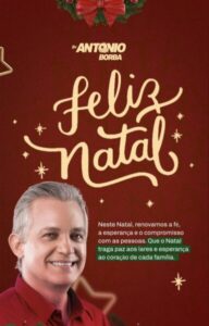 Dr. Antônio Borba deseja paz aos lares e esperança às famílias em mensagem natalina