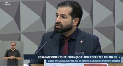 Investigações sobre desaparecimento de Ágatha e Allan seguem sob sigilo, afirma delegado em audiência no Senado