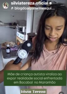 Mãe de criança autista viraliza ao expor realidade social enfrentada em Bacabal no Maranhão