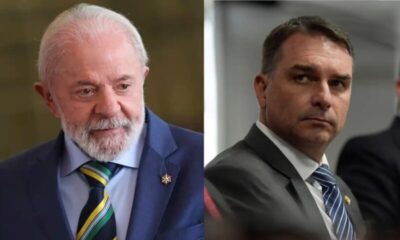 Flávio Bolsonaro tem 47,6% e Lula 46,6% em eventual segundo turno