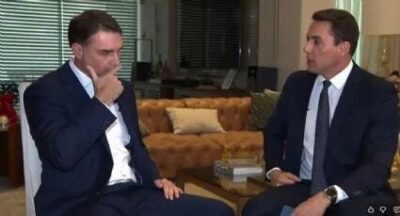 Globo torce por desistência de Flávio Bolsonaro, diz que “elogiou Tarcísio” e ignora Record