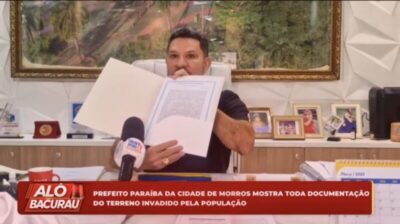 Morros: Prefeito reage a protesto no bairro Coelho e exibe documentos para rebater críticas