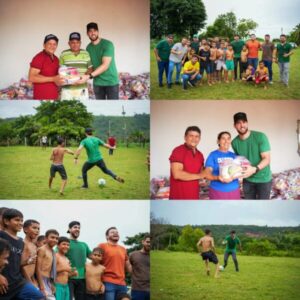 Deputado Davi Brandão realiza agenda solidária em Itaipava do Grajaú e fortalece atuação no interior do estado