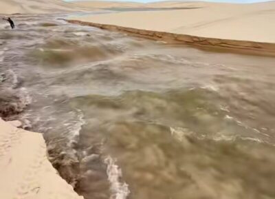 ICMBio explica vídeo que mostra lagoa rompendo após fortes chuvas nos Lençóis Maranhenses