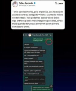 Duas publicações do vice-governador Felipe Camarão, do PT