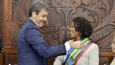 Esmênia Miranda assume Prefeitura de São Luís após renúncia de Braide e faz história como primeira mulher negra a comandar efetivamente a capital