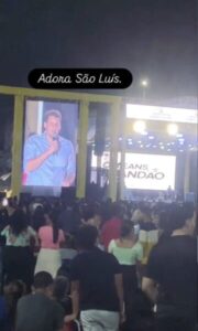 “Adora São Luís” vira showmício para o sobrinho do governador