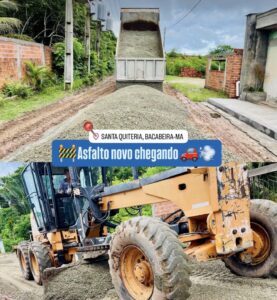 Bairro Santa Quitéria recebe melhorias e avança com obras de infraestrutura em Bacabeira
