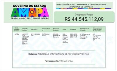 Na mira da Polícia Federal, D’Brinco usa duas empresas e recebe R$ 44,5 milhões do governo do Amapá