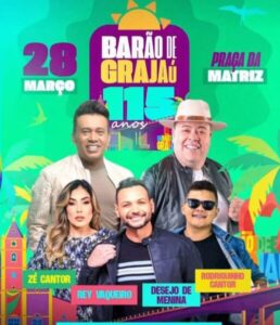 Barão de Grajaú celebra 115 anos com grande festa e atrações confirmadas