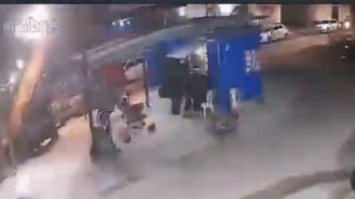 Caminhão derruba fios de energia e internet na entrada do Cohatrac