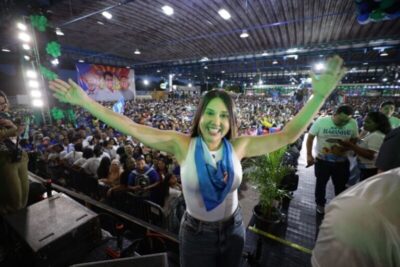 Comitiva de Bruna Pessoa se destaca no lançamento da pré-candidatura de Orleans Brandão
