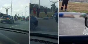 Casal morre em grave acidente de moto no início da BR-135, em São Luís