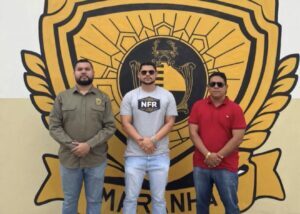 Secretário de Articulação Política Vinicius Soares e vereador Bill Visitaram a fabrica de Blocos na Unidade prisional da Cidade Zé Doca