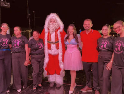 Papai Noel traz encanto e diversão para as crianças de Tuntum