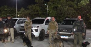 Operação integrada com cães farejadores reforça o combate ao tráfico em São Luís