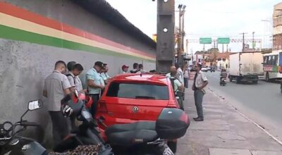 Paralisação parcial mantém parte dos ônibus da empresa 1001 fora de circulação em São Luís nesta segunda-feira