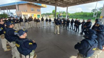 PRF, PMMA e DNIT realizam em São Luís ação na BR-135 para remover ocupações irregulares e reforçar segurança viária