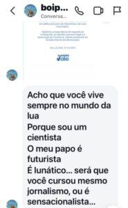 jornalista denuncia perfil do Boi Pirilampo por tentativa de intimidação e ataque à liberdade de imprensa