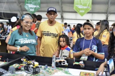 Mais de seiscentos estudantes disputam, em São Luís, vaga para etapa nacional do Torneio Sesi de Robótica