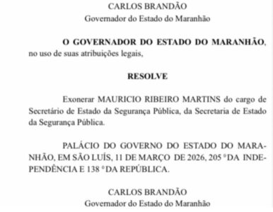 Maurício Martins é exonerado da Secretaria de Segurança Pública após denúncia de assédio