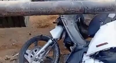 Motociclista morre em grave acidente na zona rural de Lago da Pedra