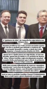 O “gabinete do ódio” de Camarão fez algo hilário nos últimos dias…