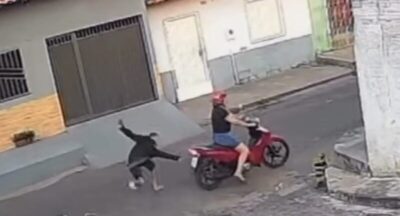 Vídeo: Mulher é vítima de assalto no bairro Nova Pedreiras