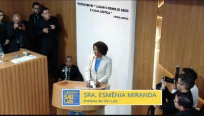 Com renúncia de Eduardo Braide, Esmênia Miranda é empossada como prefeita de São Luís nesta terça-feira