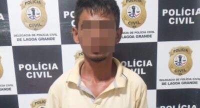 Homem é preso em Lagoa Grande por homicídio qualificado