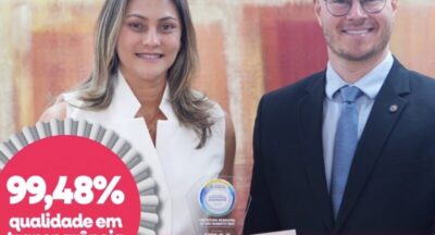 Prefeita Danielly Trabulsi recebe Selo Diamante da ATRICON em reconhecimento à transparência da gestão